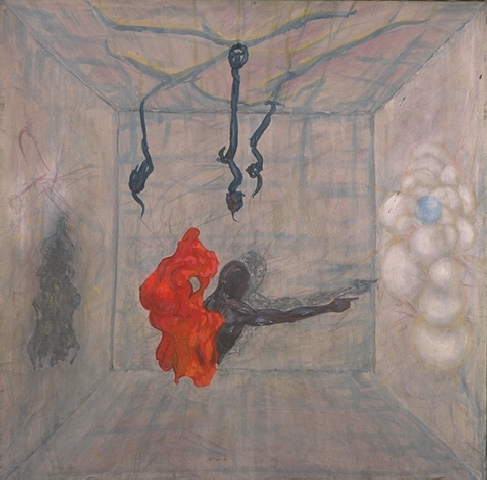 'A Brief Encounter With The Mutations Of Surrender' - photo of painting by Nick Applebee